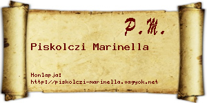 Piskolczi Marinella névjegykártya